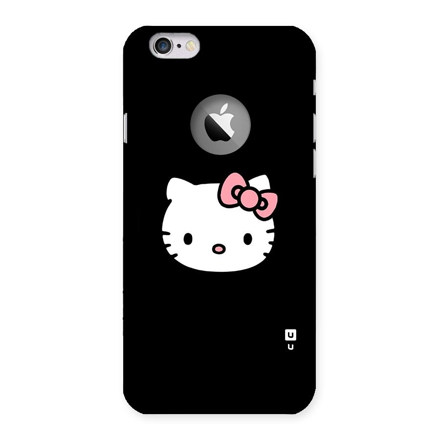 Kitty Cute Back Case for iPhone 6 Logo Cut