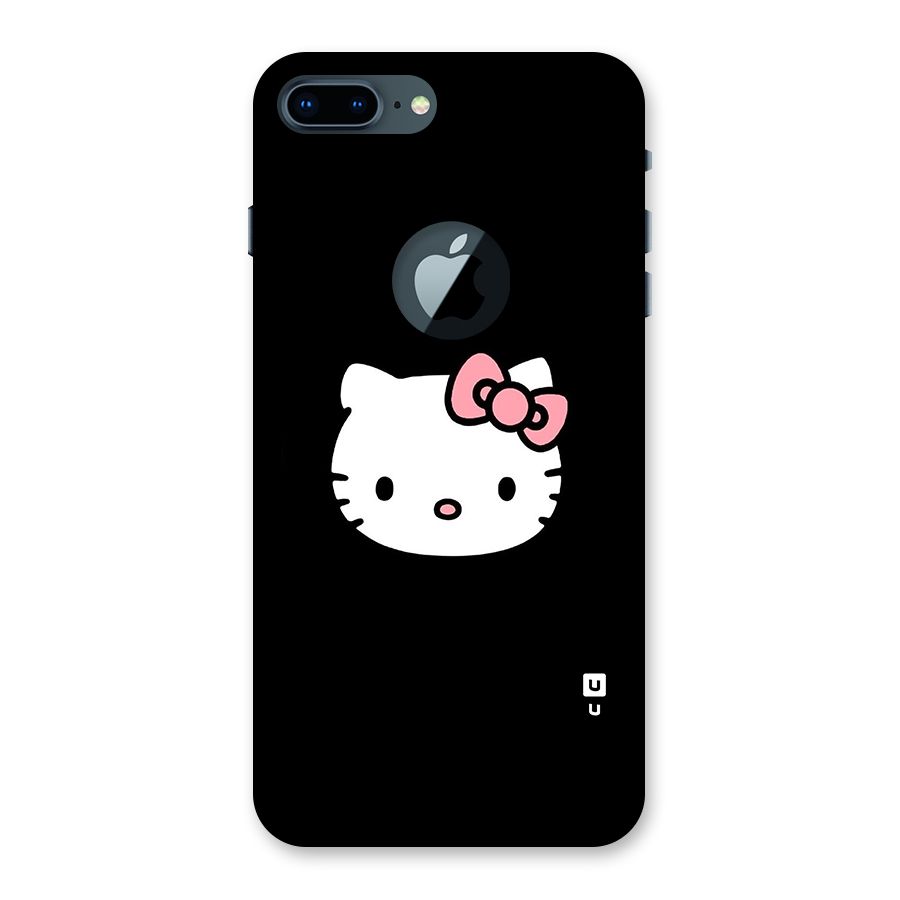 Kitty Cute Back Case for iPhone 7 Plus Logo Cut