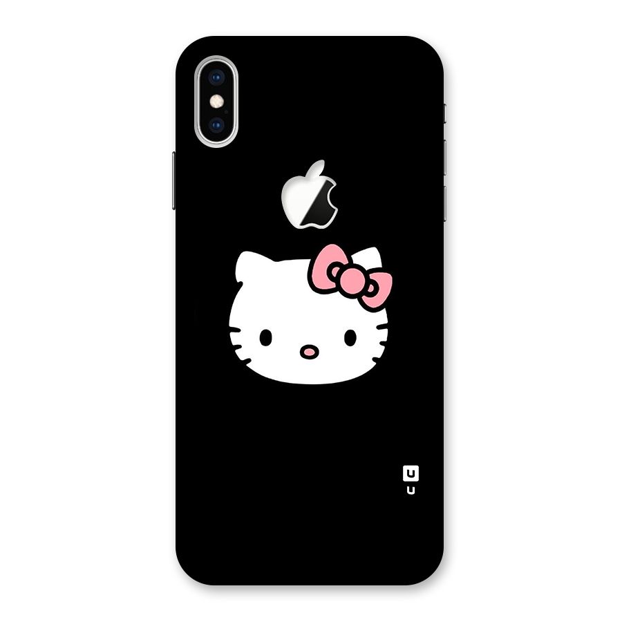 Kitty Cute Back Case for iPhone XS Max Apple Cut