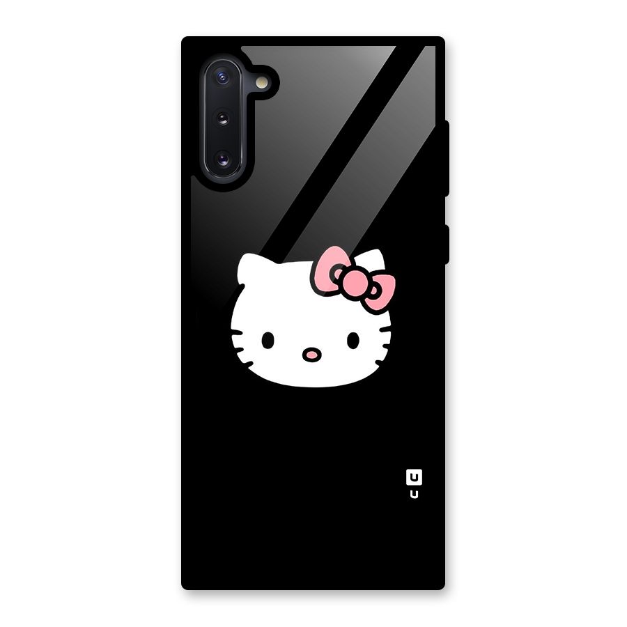 Kitty Cute Glass Back Case for Galaxy Note 10