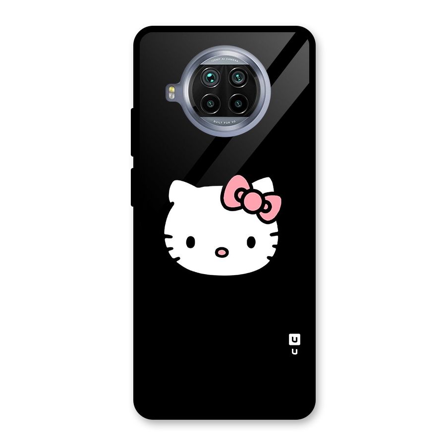 Kitty Cute Glass Back Case for Mi 10i