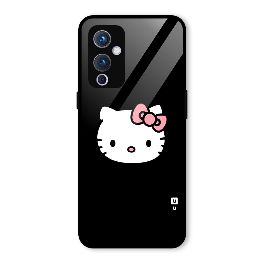 Kitty Cute Glass Back Case for OnePlus 9