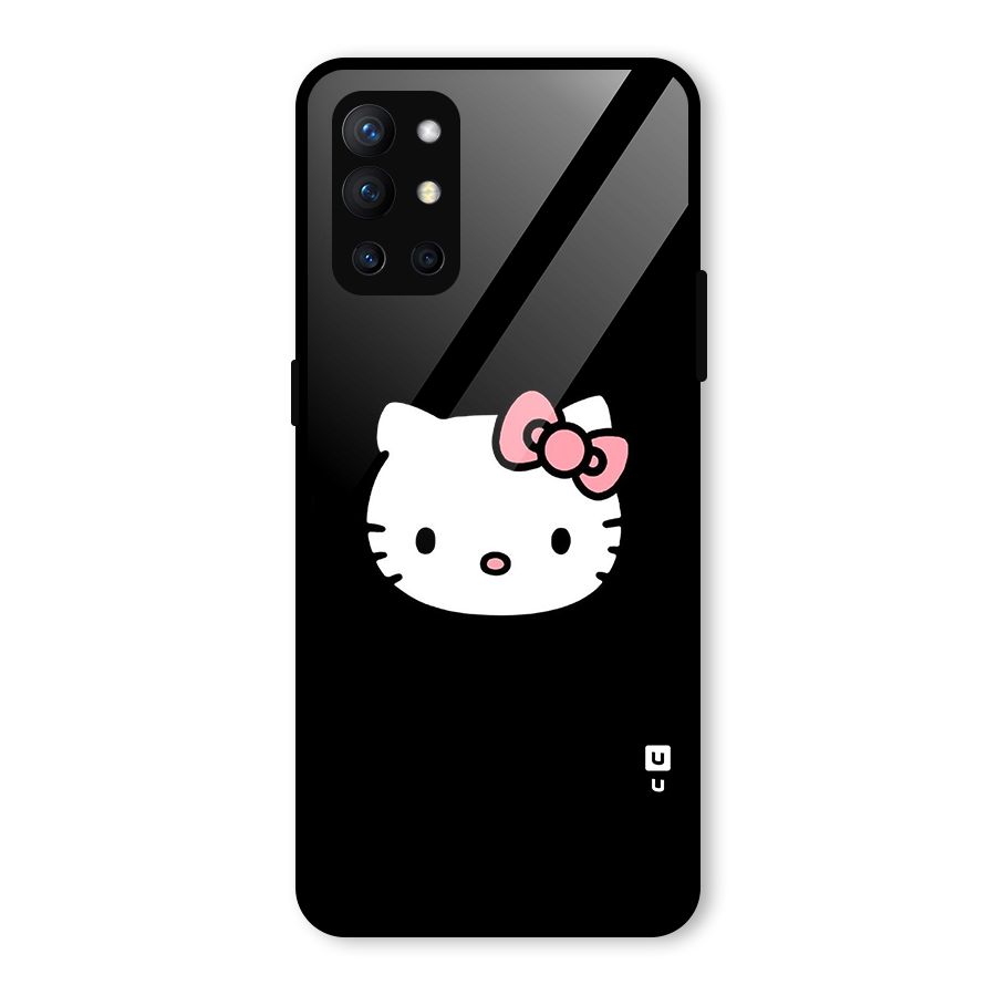 Kitty Cute Glass Back Case for OnePlus 9R