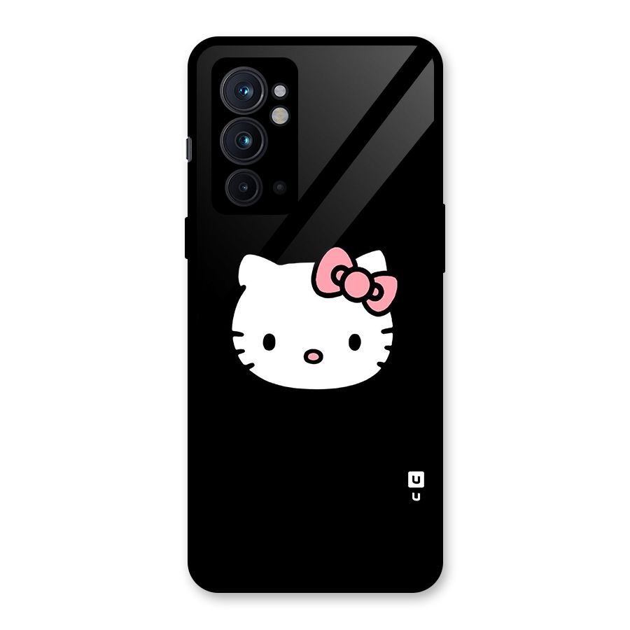 Kitty Cute Glass Back Case for OnePlus 9RT 5G