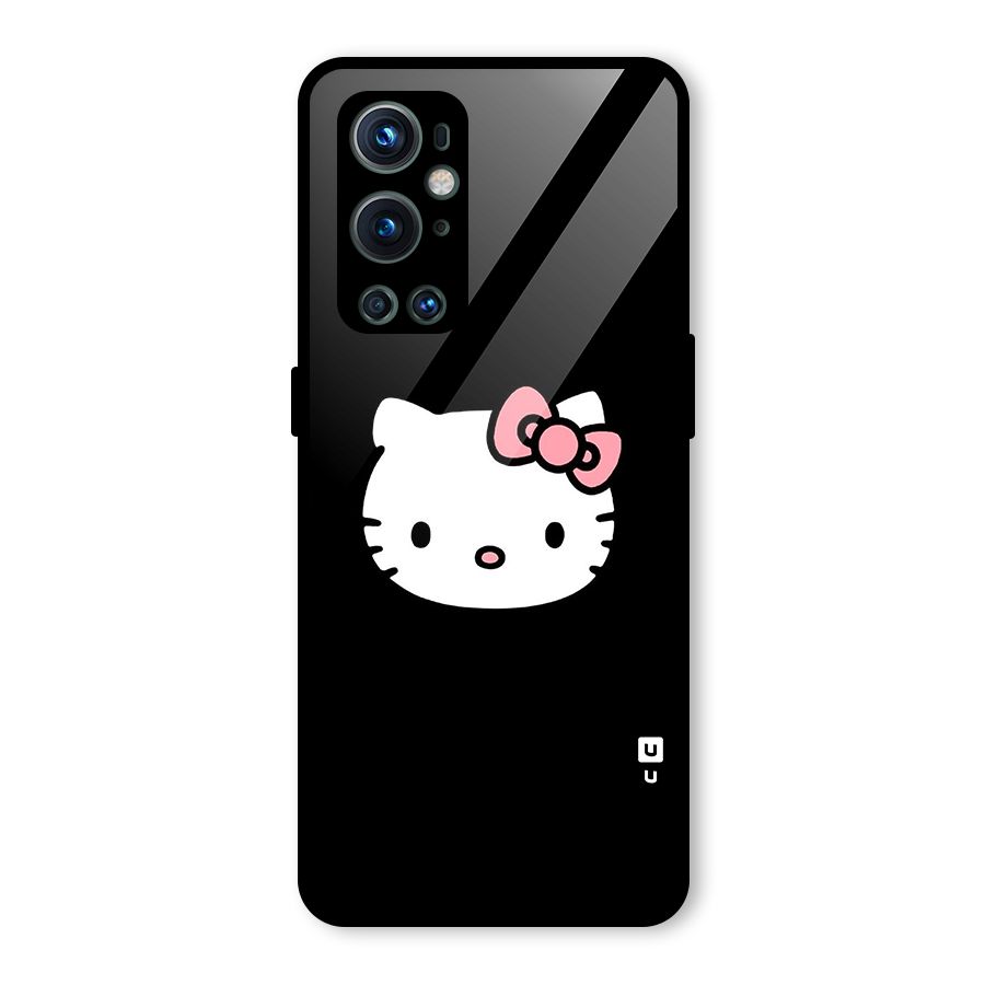 Kitty Cute Glass Back Case for OnePlus 9 Pro