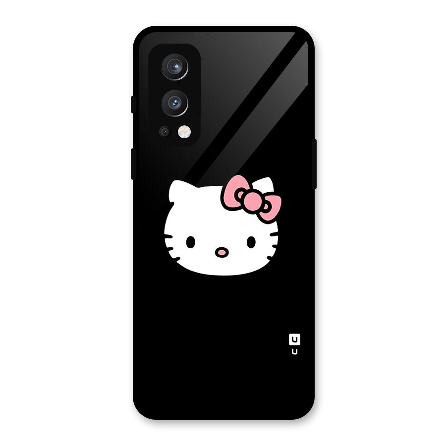 Kitty Cute Glass Back Case for OnePlus Nord 2 5G