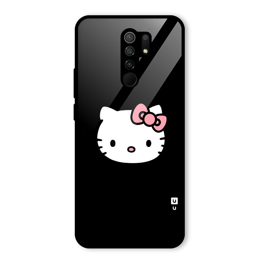 Kitty Cute Glass Back Case for Poco M2