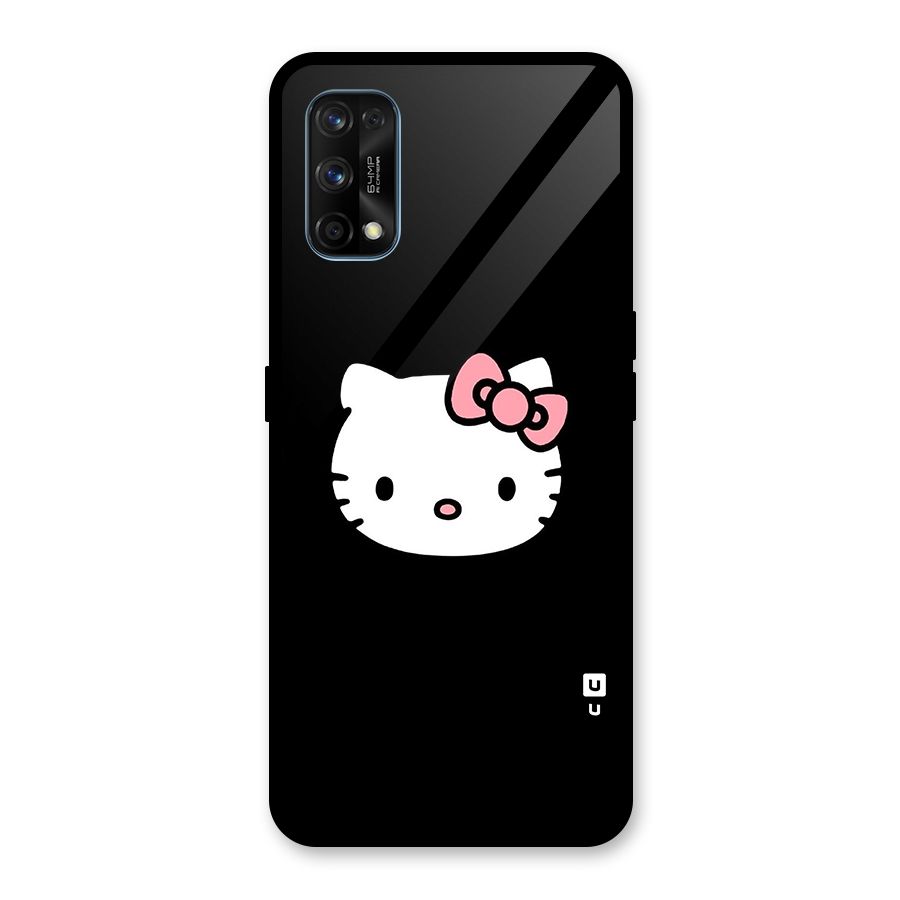 Kitty Cute Glass Back Case for Realme 7 Pro