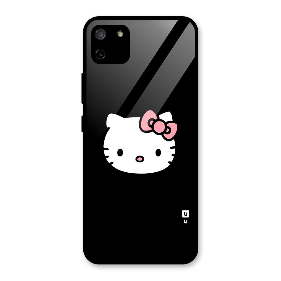 Kitty Cute Glass Back Case for Realme C11