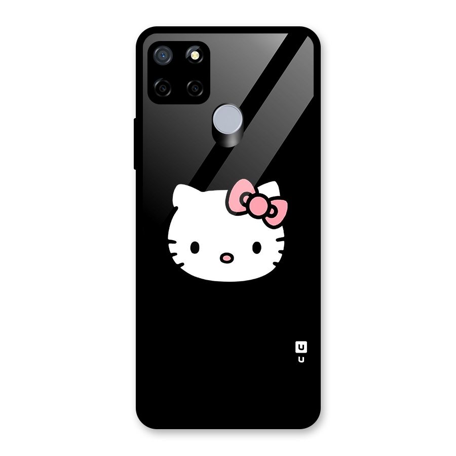 Kitty Cute Glass Back Case for Realme C12