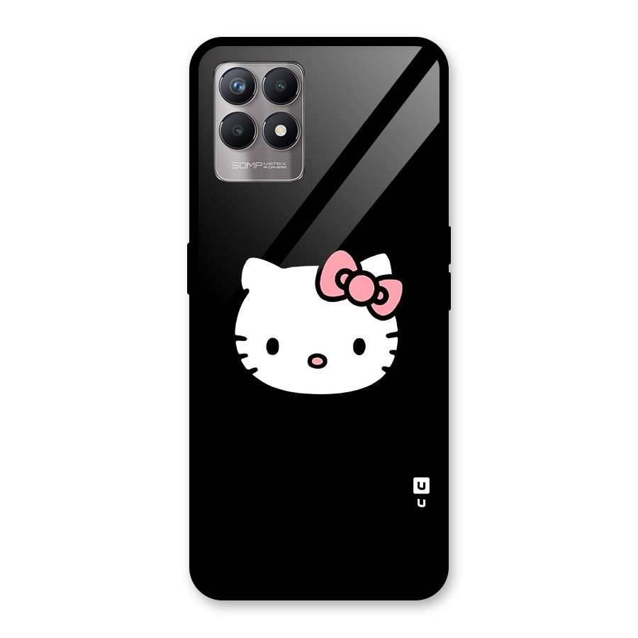 Kitty Cute Glass Back Case for Realme Narzo 50