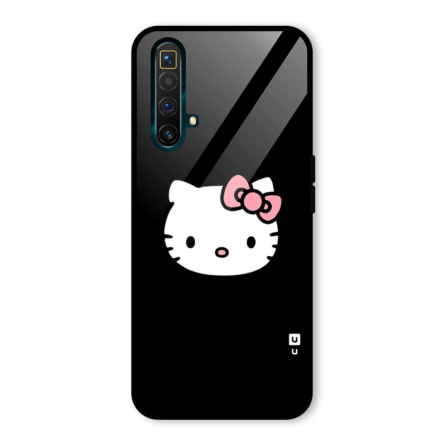 Kitty Cute Glass Back Case for Realme X3 SuperZoom