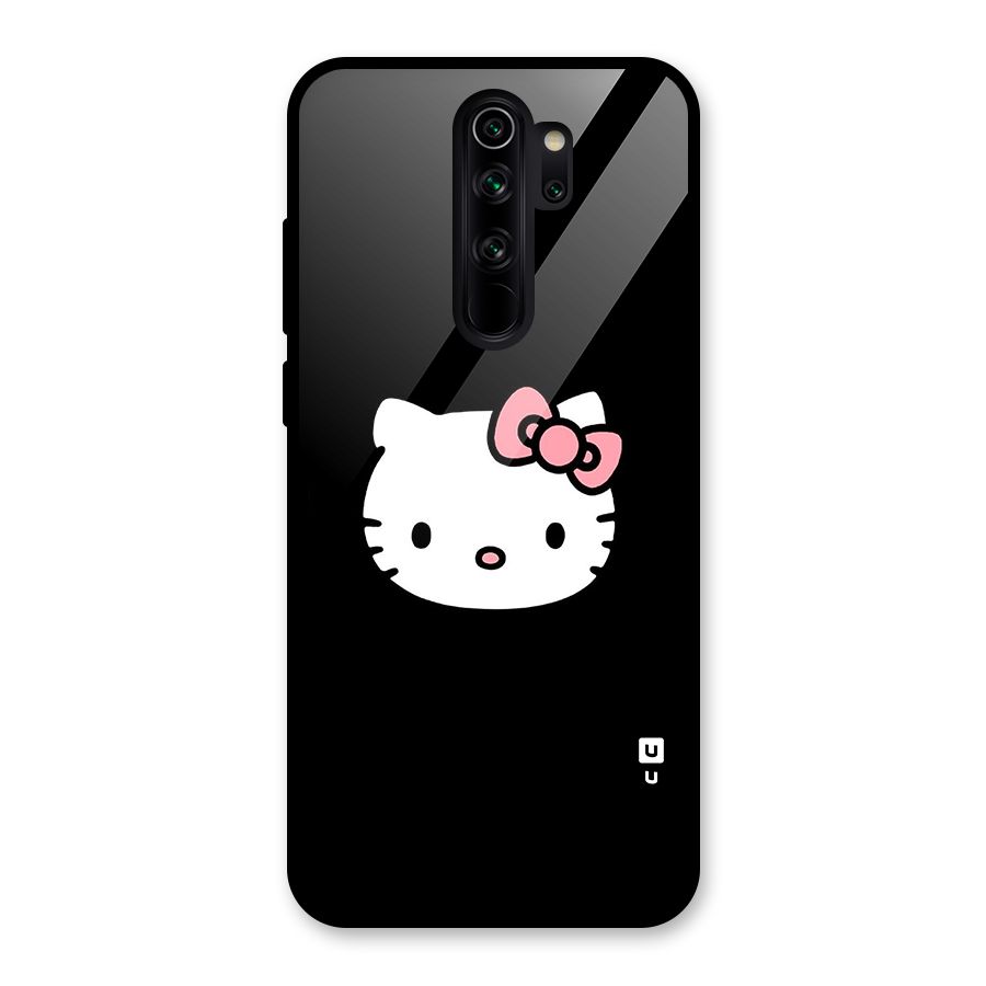 Kitty Cute Glass Back Case for Redmi Note 8 Pro