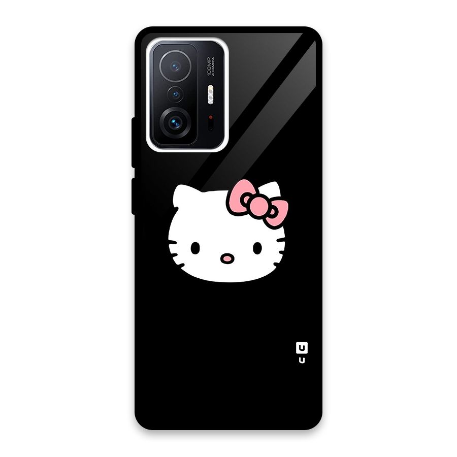 Kitty Cute Glass Back Case for Xiaomi 11T Pro