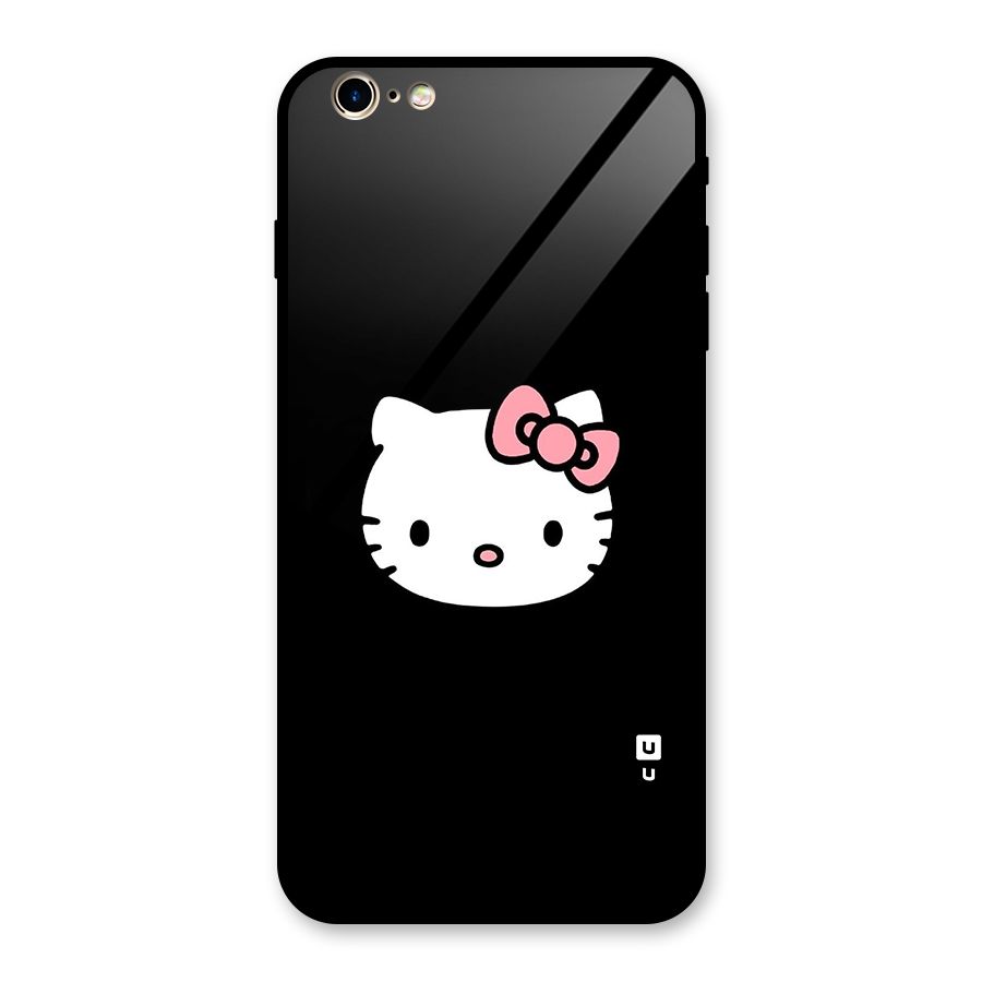 Kitty Cute Glass Back Case for iPhone 6 Plus 6S Plus