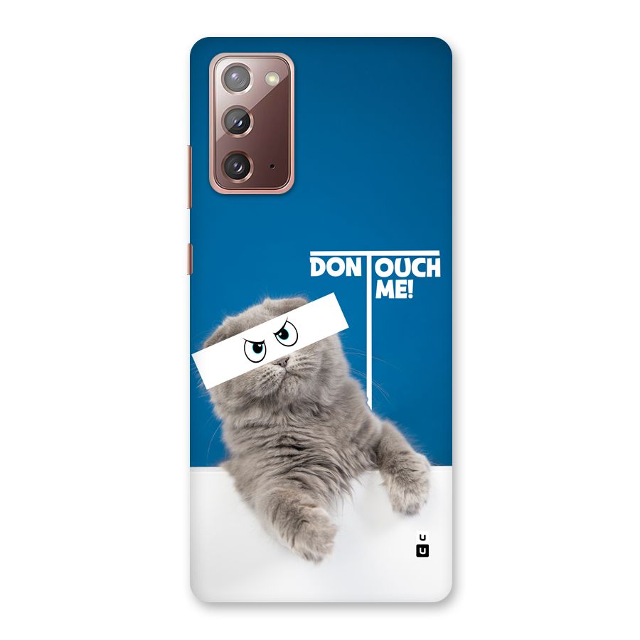 Kitty Dont Touch Back Case for Galaxy Note 20