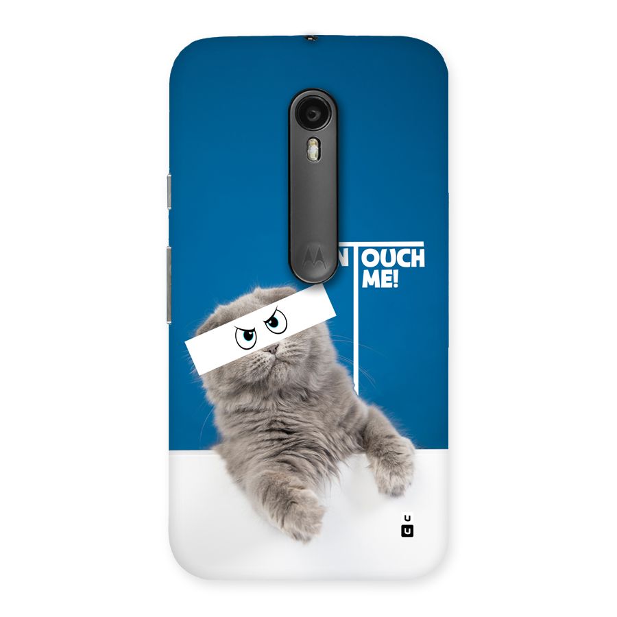 Kitty Dont Touch Back Case for Moto G3
