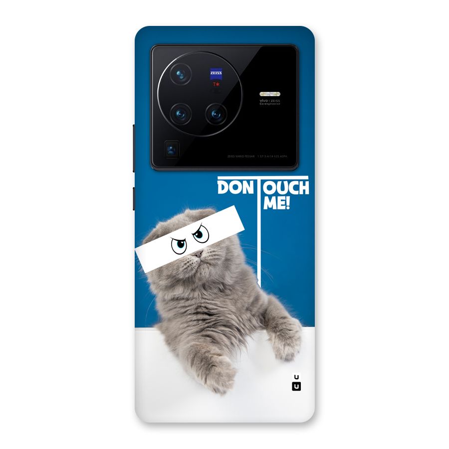 Kitty Dont Touch Back Case for Vivo X80 Pro