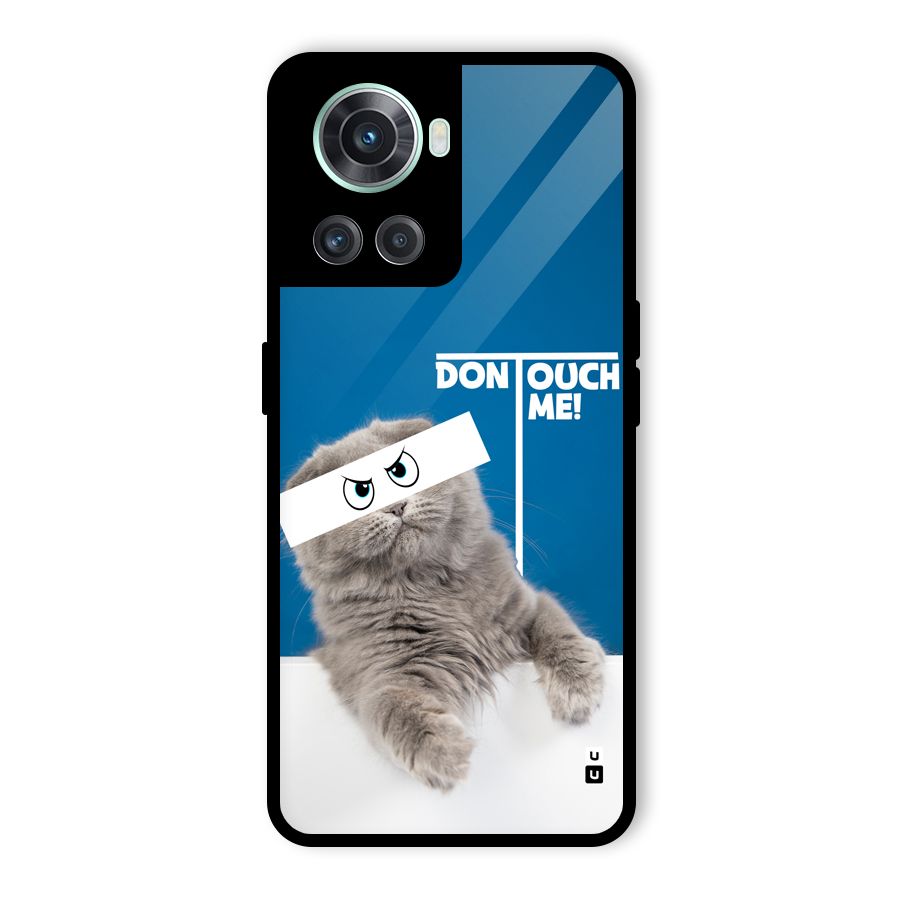 Kitty Dont Touch Glass Back Case for OnePlus 10R
