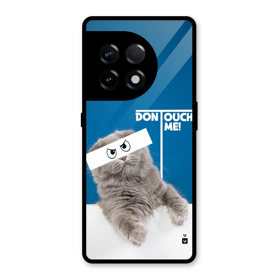 Kitty Dont Touch Glass Back Case for OnePlus 11R