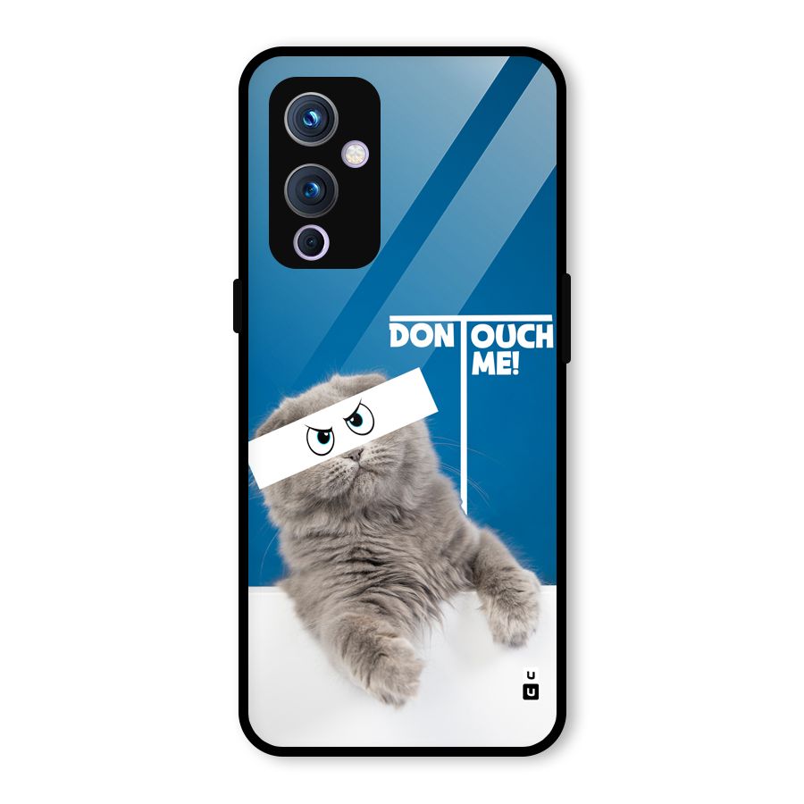 Kitty Dont Touch Glass Back Case for OnePlus 9