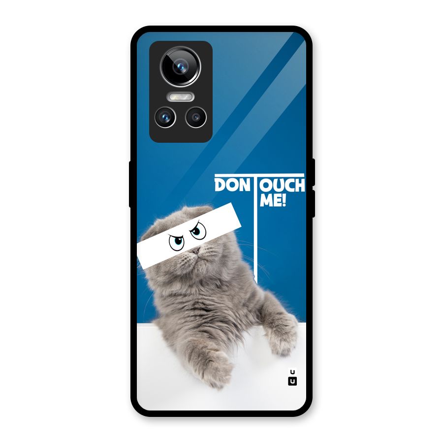 Kitty Dont Touch Glass Back Case for Realme GT Neo 3