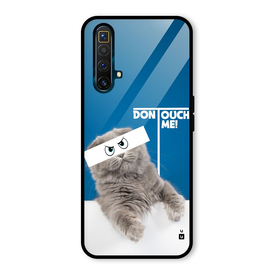 Kitty Dont Touch Glass Back Case for Realme X3