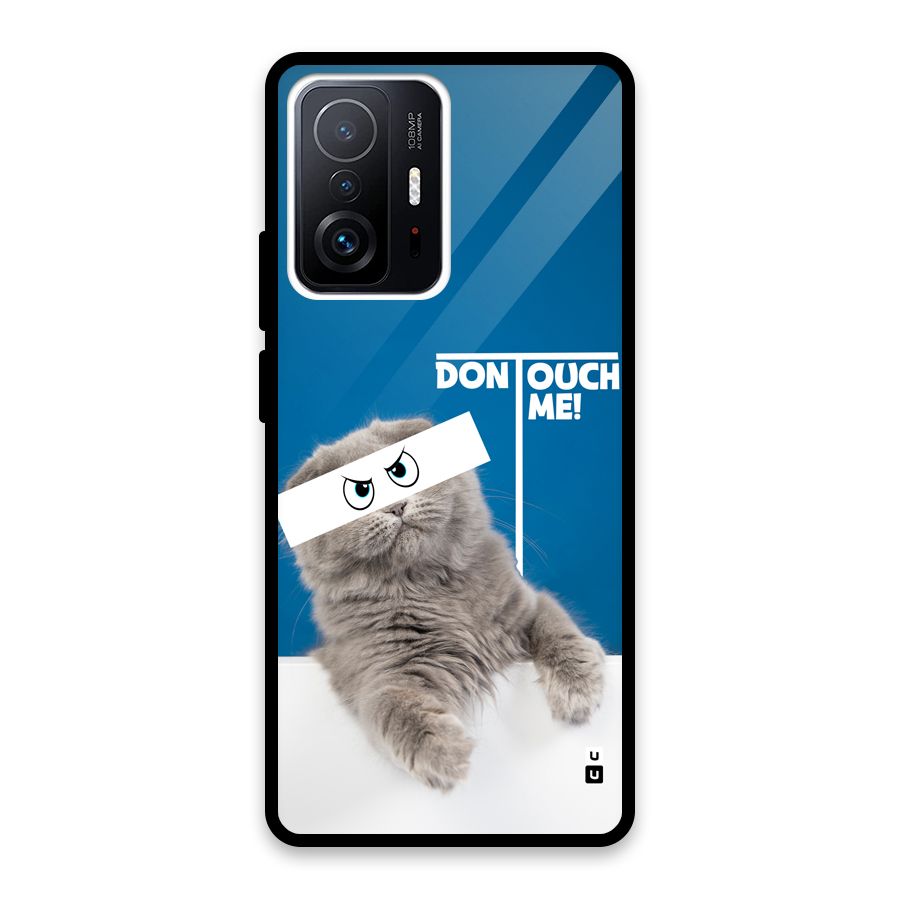 Kitty Dont Touch Glass Back Case for Xiaomi 11T Pro