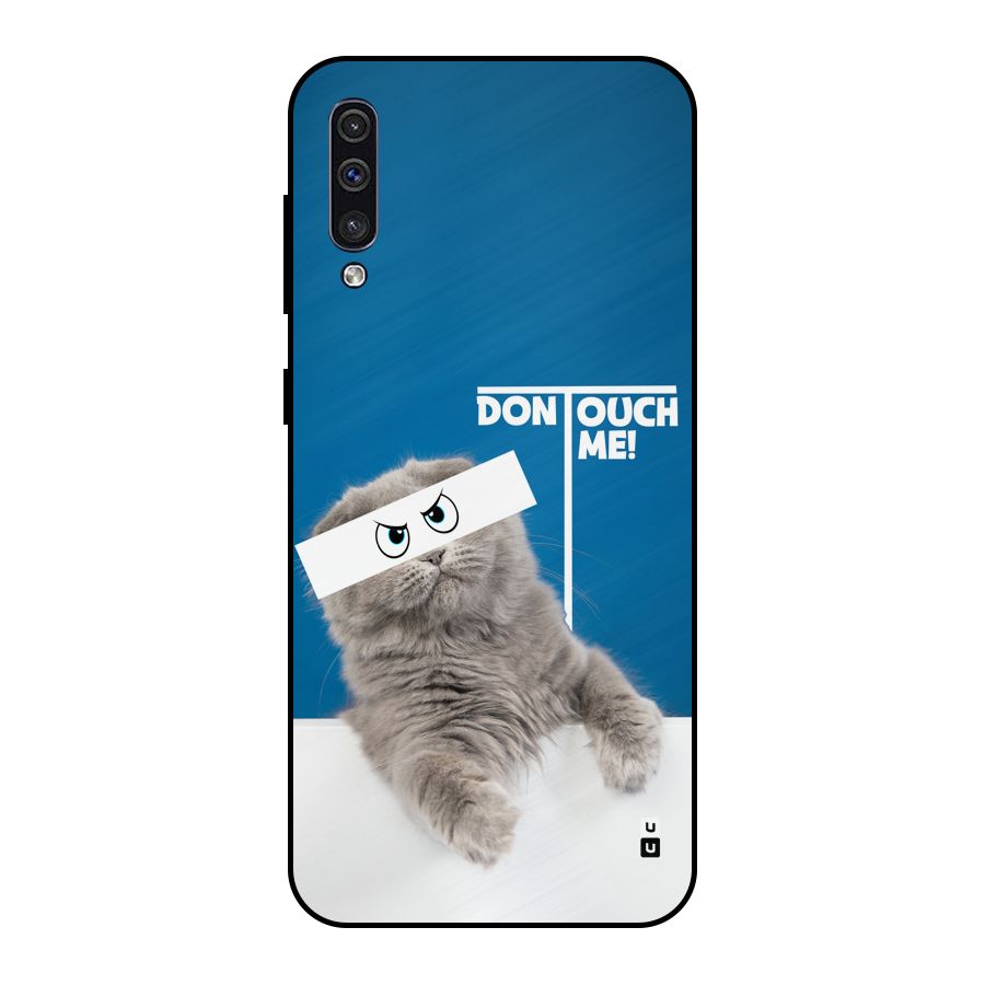 Kitty Dont Touch Metal Back Case for Galaxy A50s
