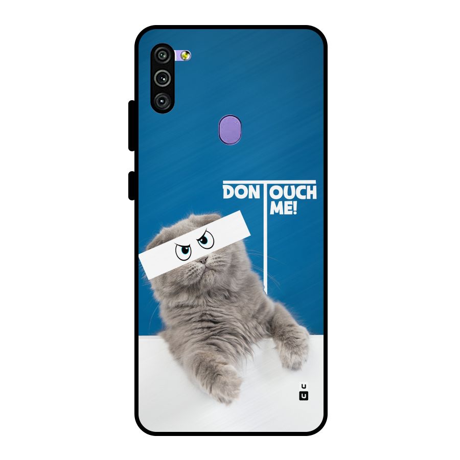 Kitty Dont Touch Metal Back Case for Galaxy M11