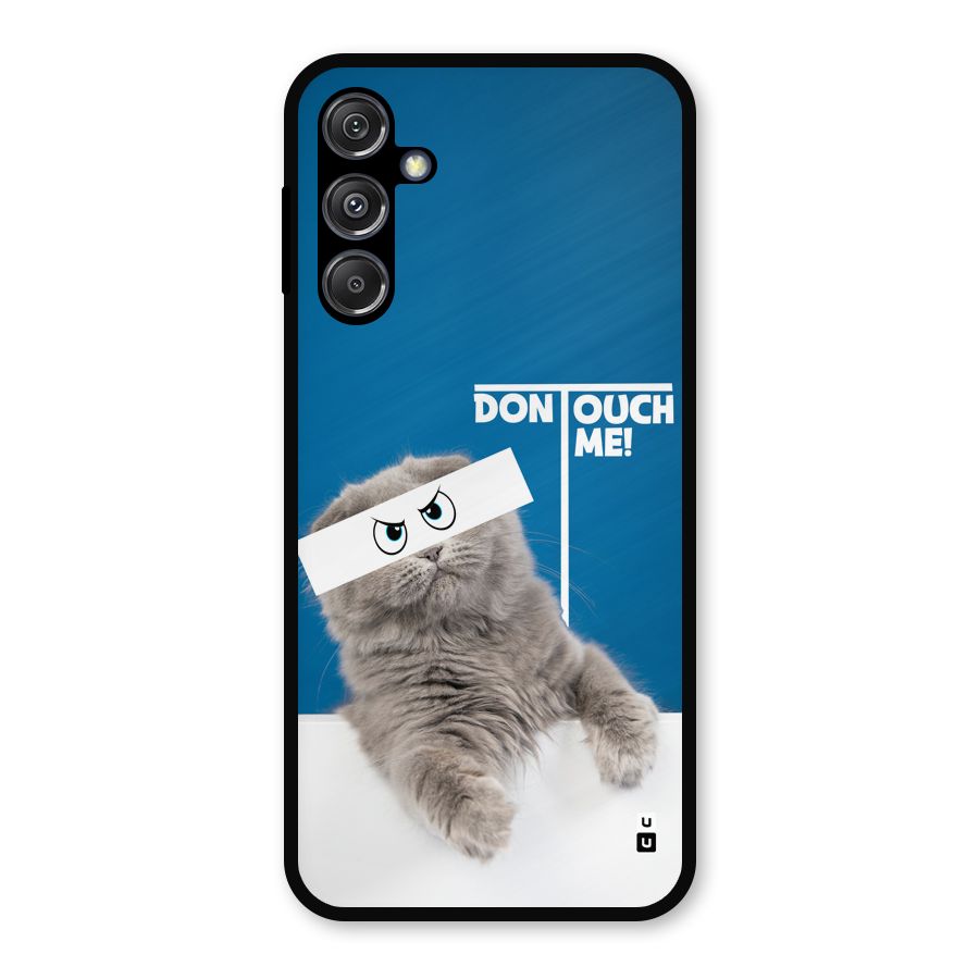 Kitty Dont Touch Metal Back Case for Galaxy M34 5G