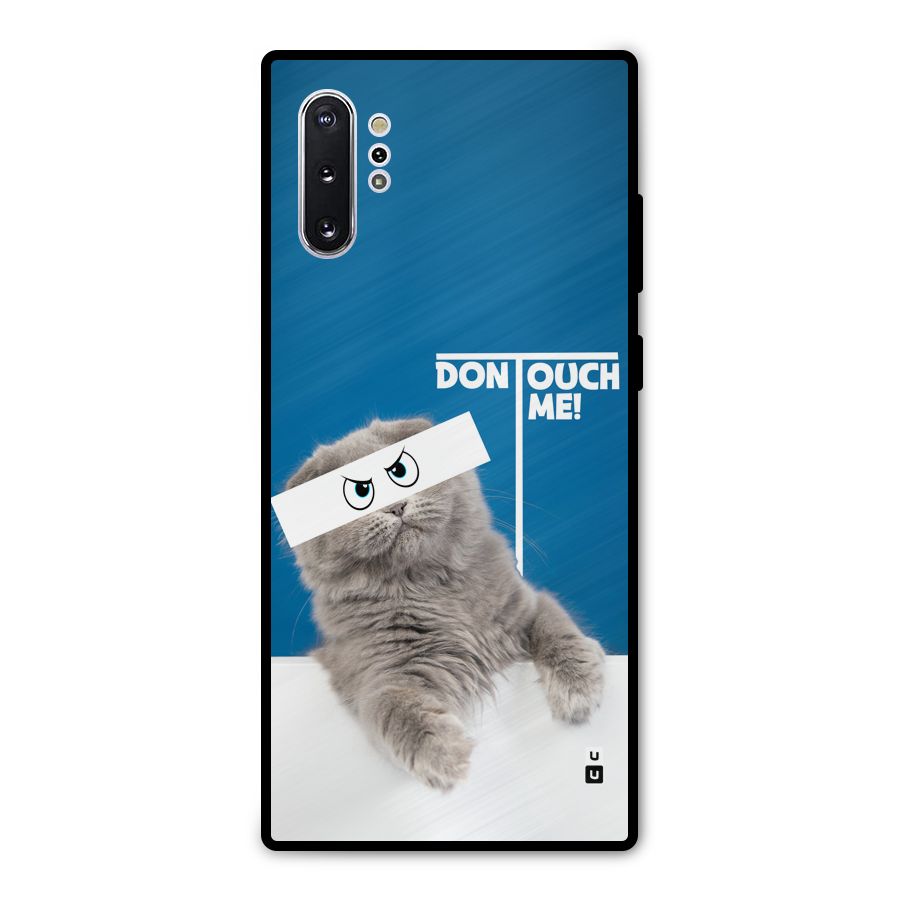 Kitty Dont Touch Metal Back Case for Galaxy Note 10 Plus