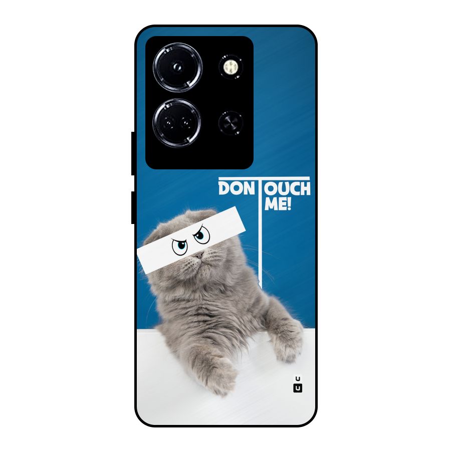 Kitty Dont Touch Metal Back Case for Infinix Note 30 5G