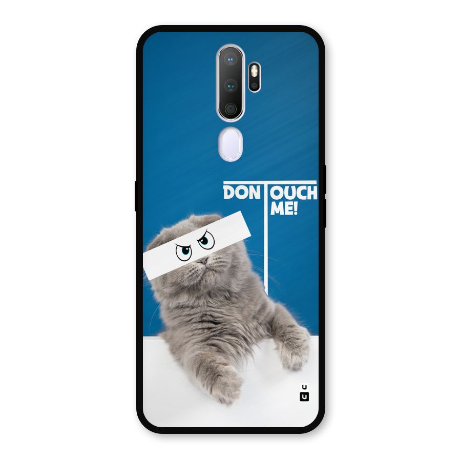 Kitty Dont Touch Metal Back Case for Oppo A5 (2020)