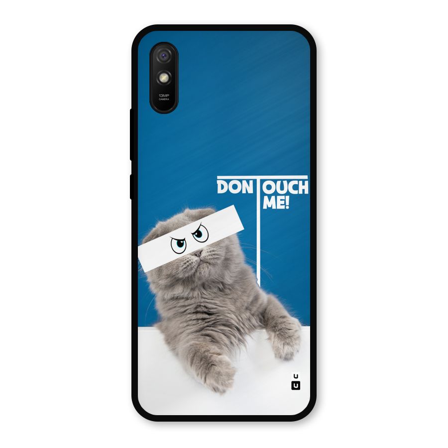 Kitty Dont Touch Metal Back Case for Redmi 9a