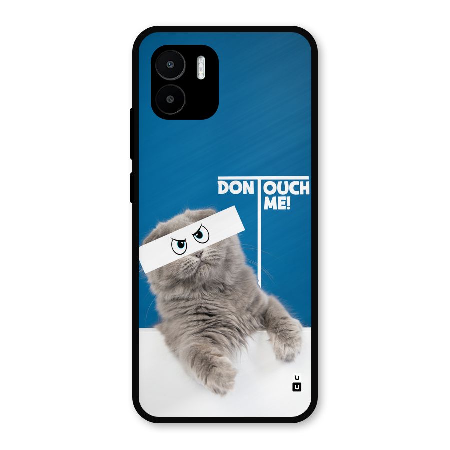 Kitty Dont Touch Metal Back Case for Redmi A1