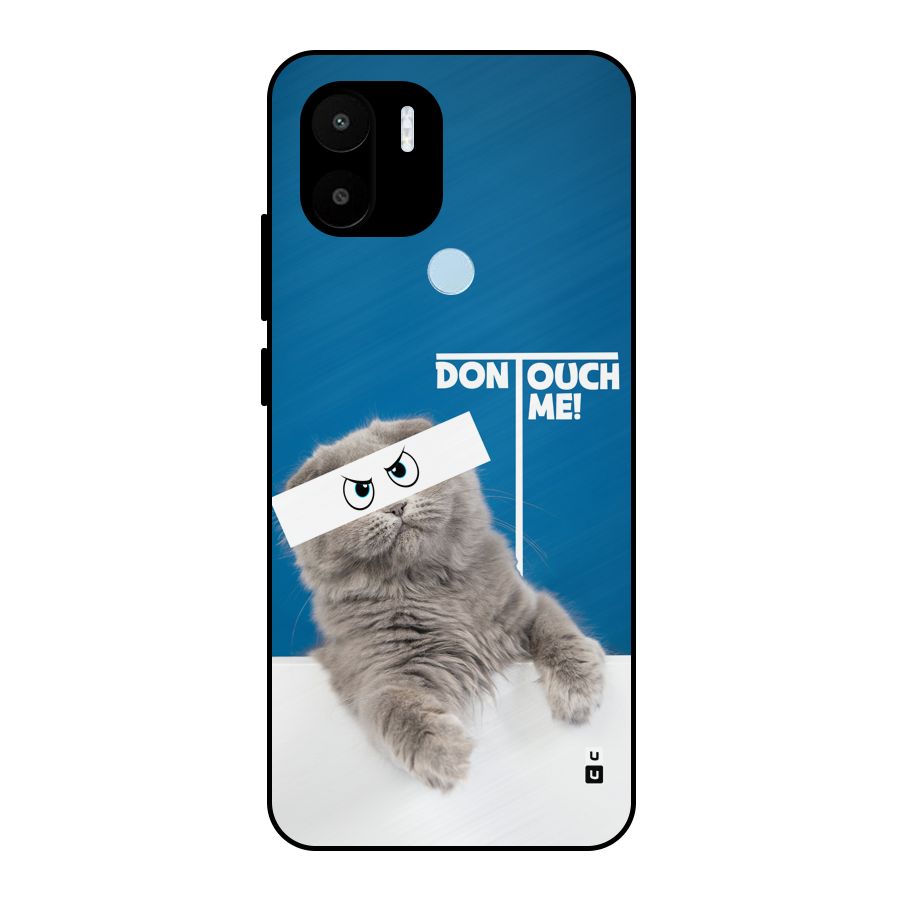 Kitty Dont Touch Metal Back Case for Redmi A2 Plus
