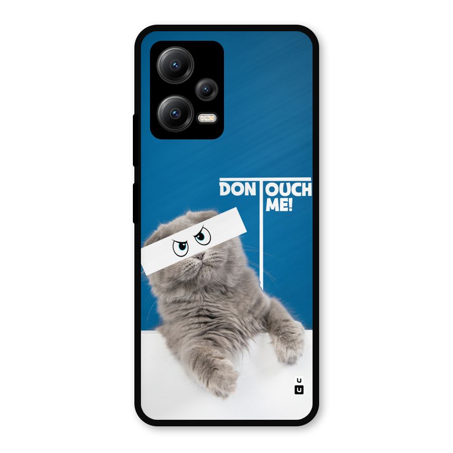 Kitty Dont Touch Metal Back Case for Redmi Note 12 5G