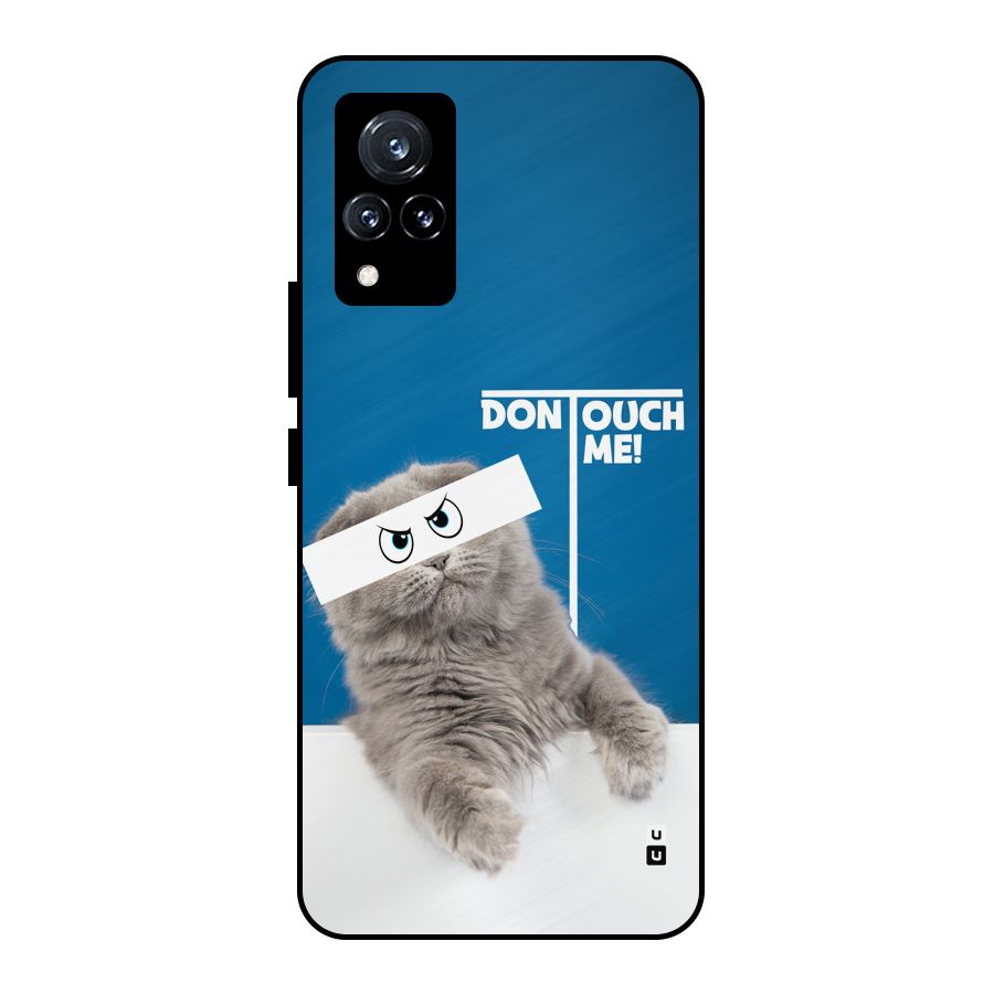 Kitty Dont Touch Metal Back Case for Vivo V21 5G