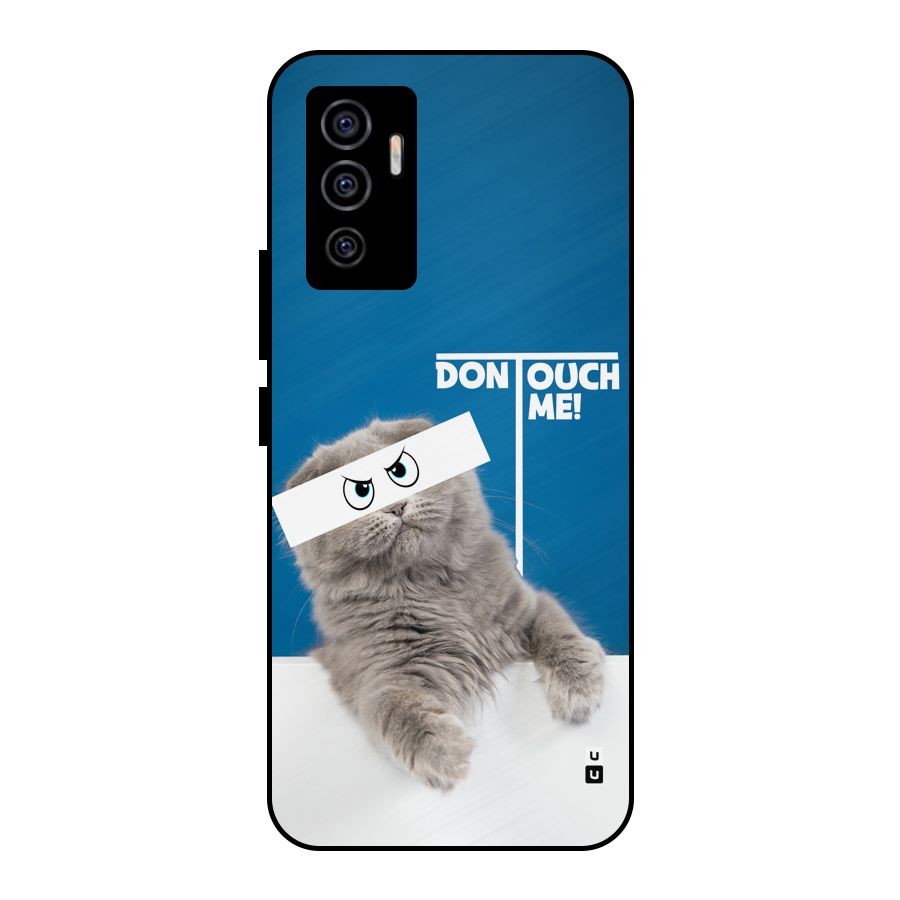 Kitty Dont Touch Metal Back Case for Vivo V23e