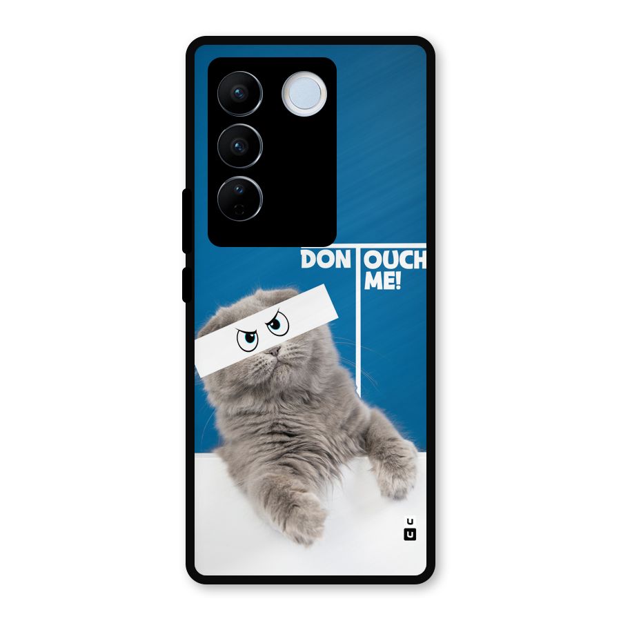 Kitty Dont Touch Metal Back Case for Vivo V27