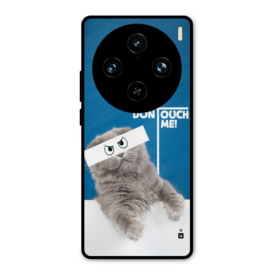 Kitty Dont Touch Metal Back Case for Vivo X100 Pro