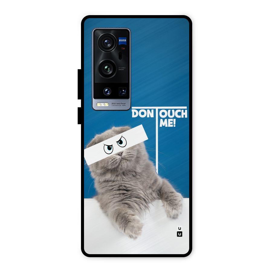Kitty Dont Touch Metal Back Case for Vivo X60 Pro Plus