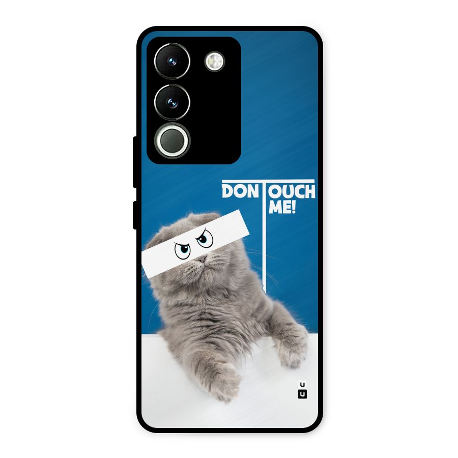 Kitty Dont Touch Metal Back Case for Vivo Y200