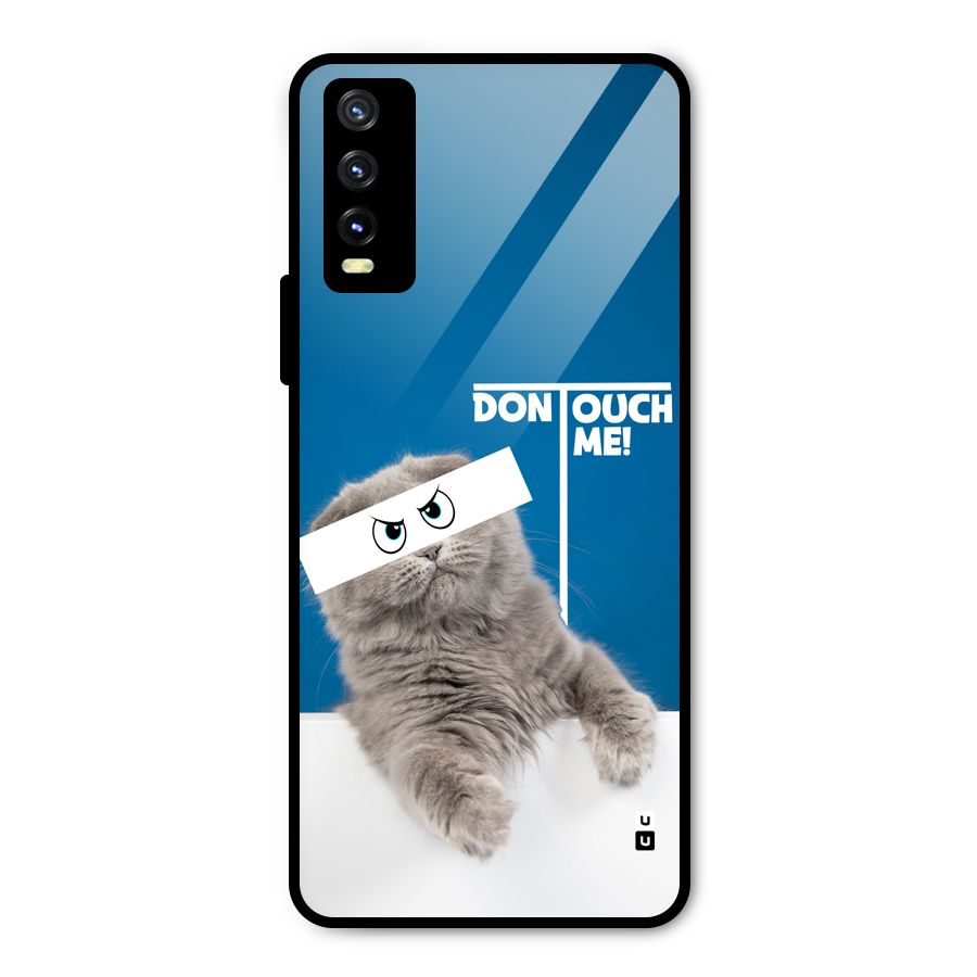 Kitty Dont Touch Metal Back Case for Vivo Y20g