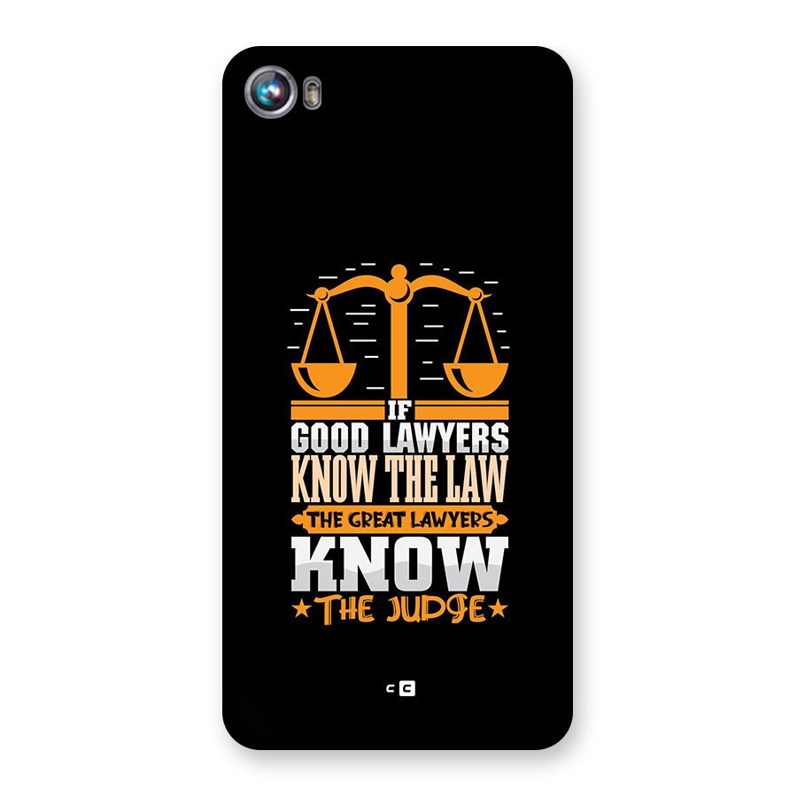 Know The Judge Back Case for Canvas Fire 4 (A107)