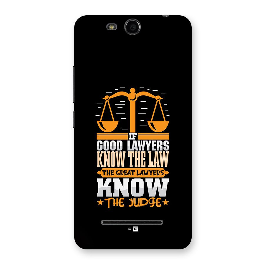 Know The Judge Back Case for Canvas Juice 3 Q392