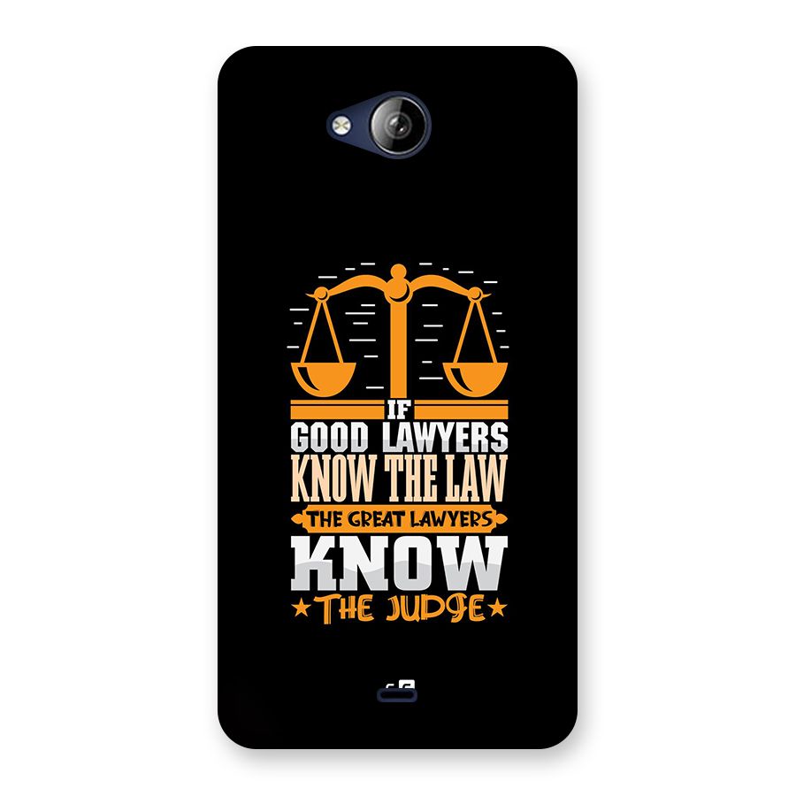 Know The Judge Back Case for Canvas Play Q355