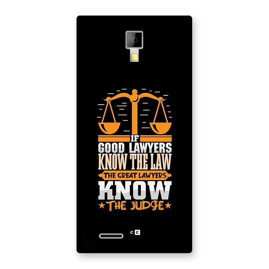 Know The Judge Back Case for Canvas Xpress A99