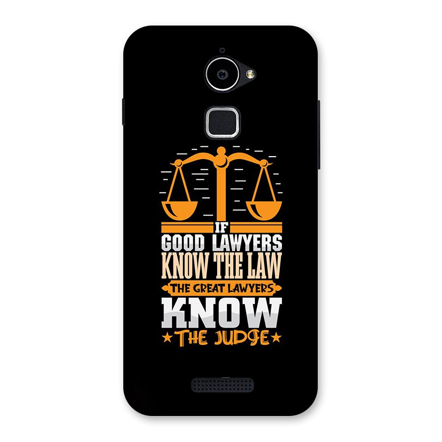Know The Judge Back Case for Coolpad Note 3 Lite